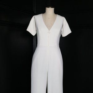 BCBG White Hohnny Jumpsuit